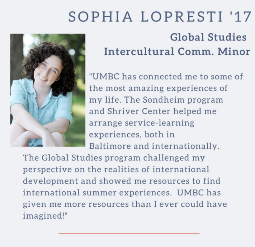 Alumni Spotlight: Sophia Lopresti