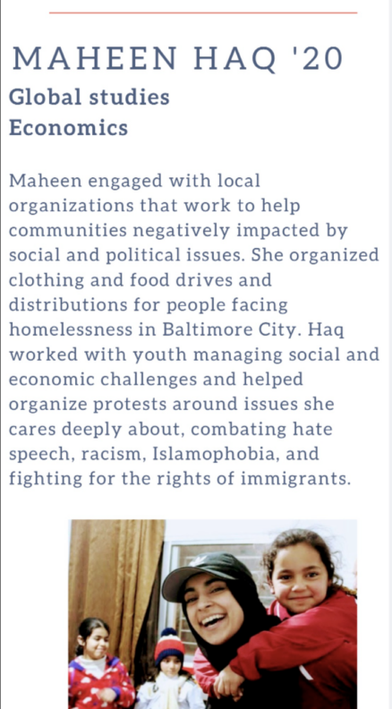 Alumni Spotlight: Maheen Haq